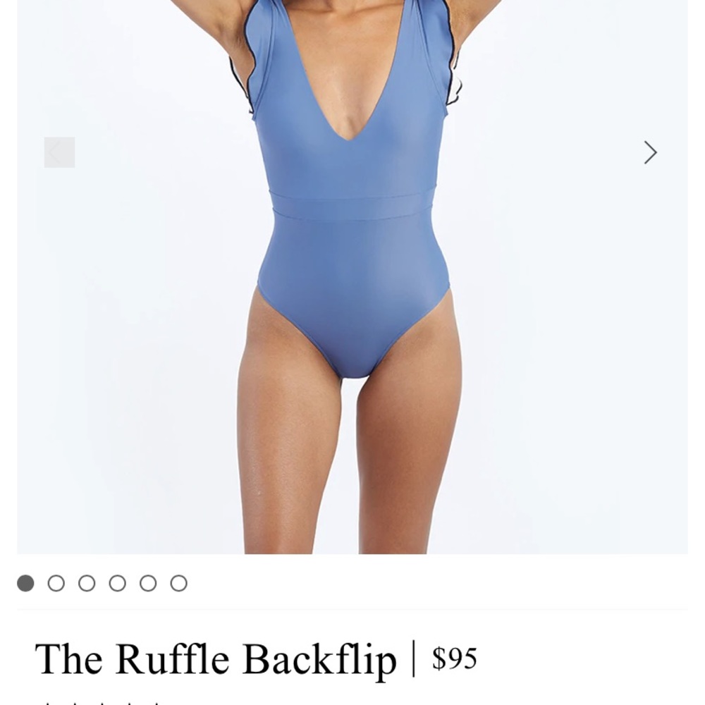 Summersalt Ruffle Backflip in Blue Mountain